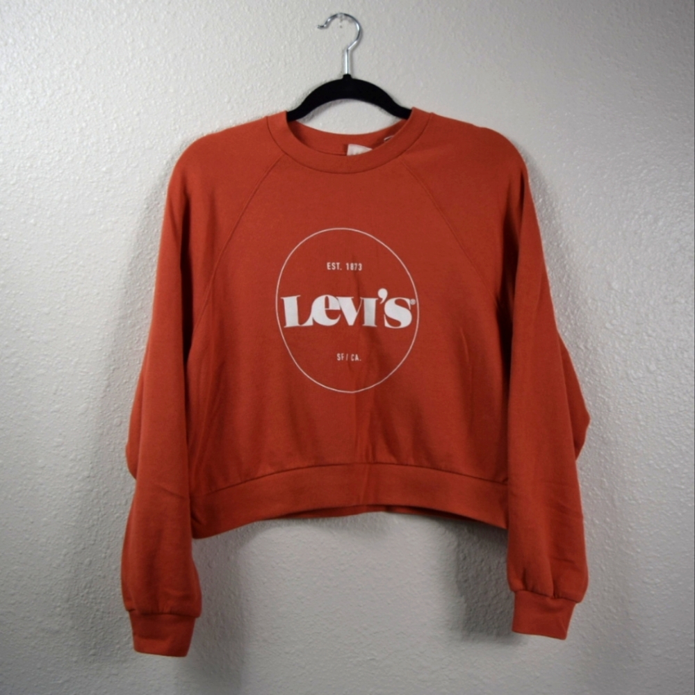 LEVI'S || BURNT ORANGE SWEATSHIRT✨️